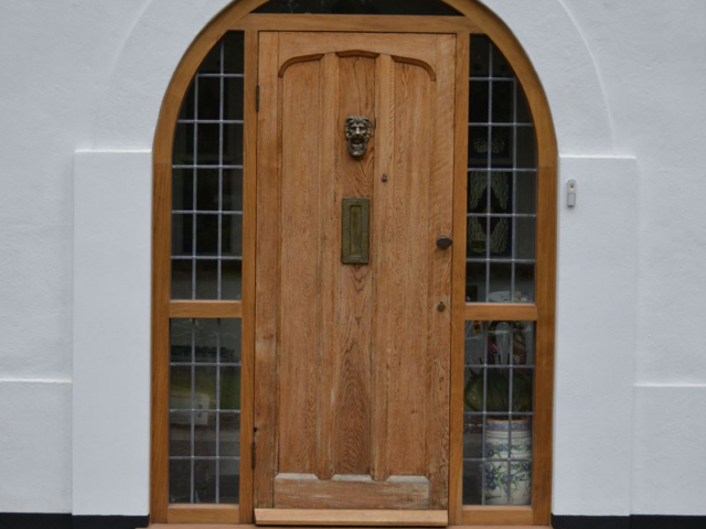 Bespoke oak front door