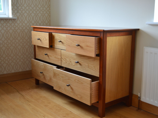 Bespoke free standing chest of drawers