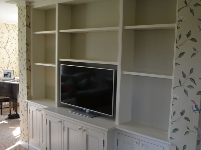 Bespoke fitted TV and storage units
